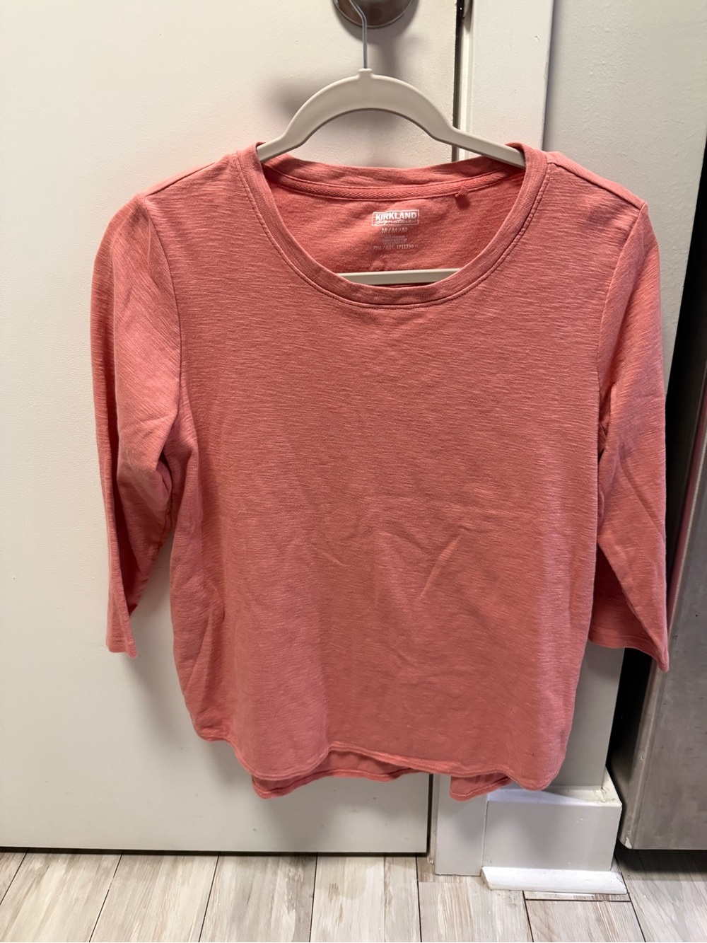 Kirkland Signature Dusty Rose Long Sleeve Crew Tee